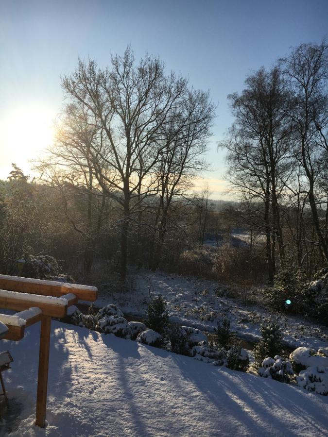 Moorblick! Grosse Dachwohnung Mit Kamin Und Sauna Leck Bagian luar foto