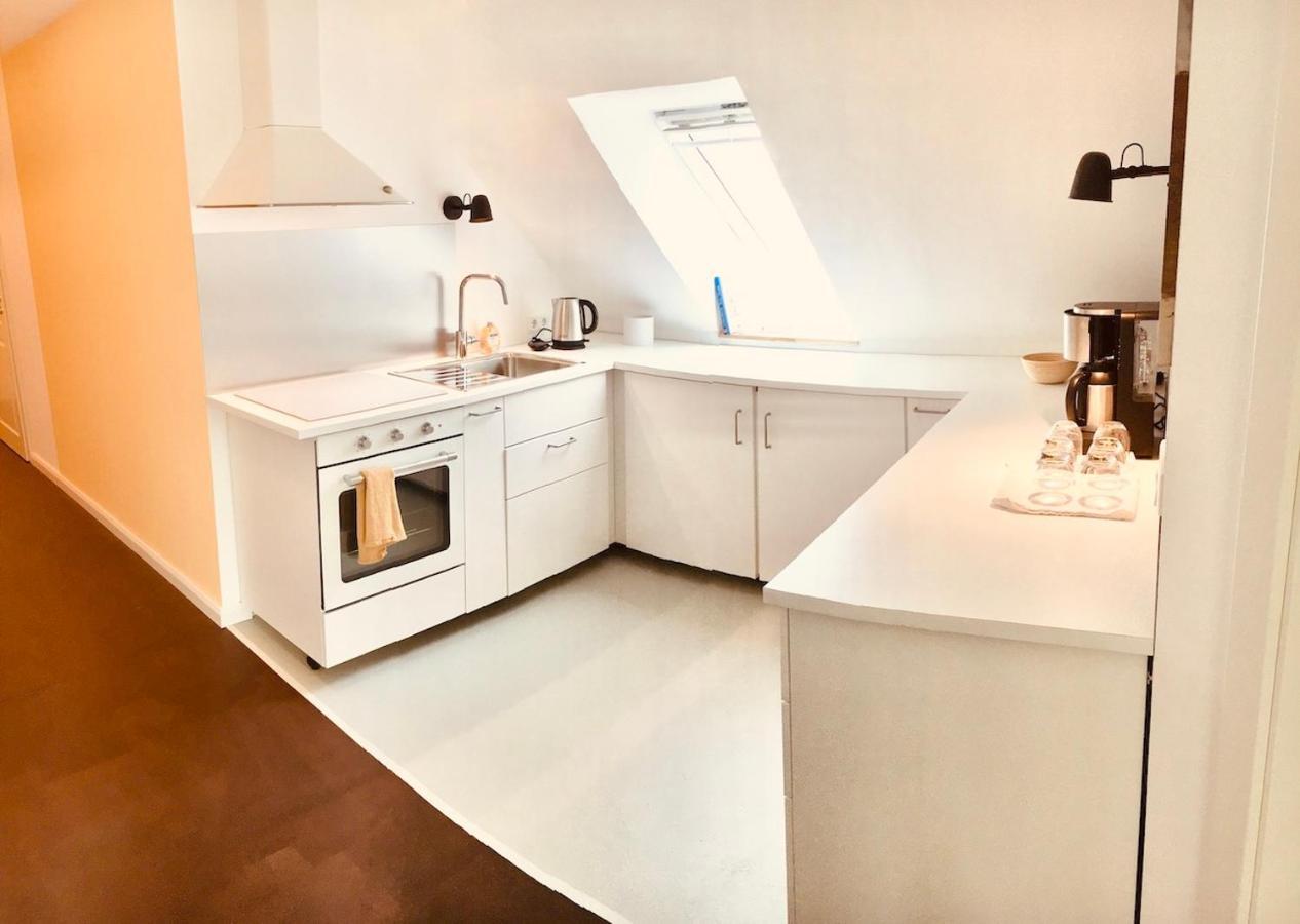 Moorblick! Grosse Dachwohnung Mit Kamin Und Sauna Leck Bagian luar foto
